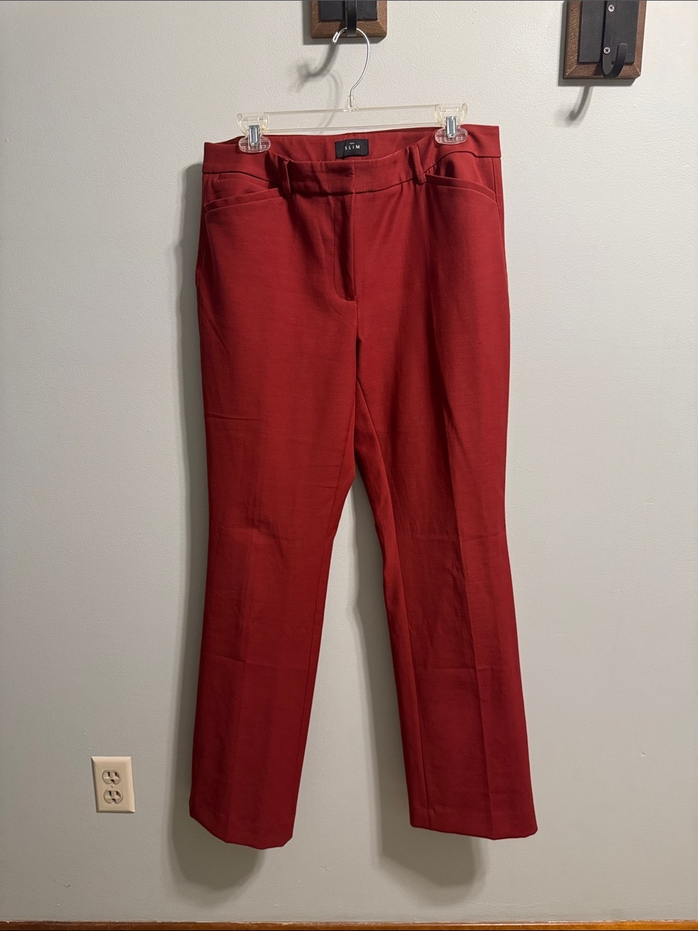 White House Black Market Straight-Leg Dress Pants The Slim